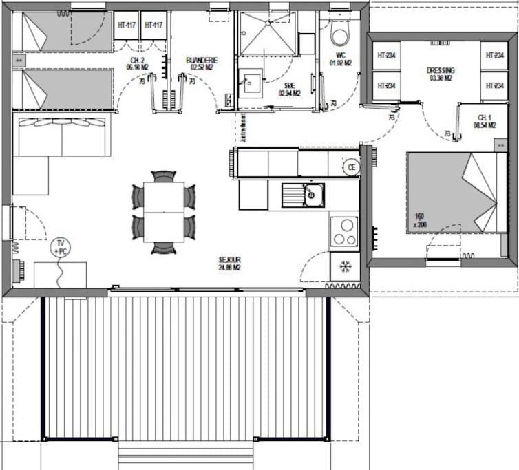 Chalet A Louer - 52M2 - Landes Сен-Жур-дьо-Маремн Екстериор снимка